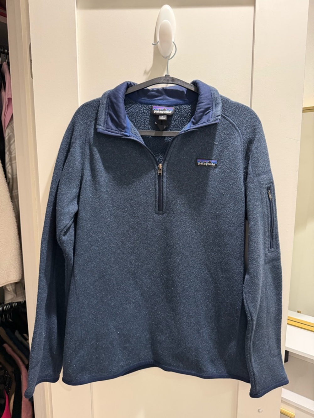 Patagonia Dark Blue Half-Zip Fleece Pullover